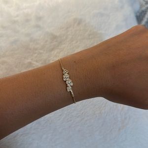 Henri Bendel Flower Rose Gold Adjustable Bracelet